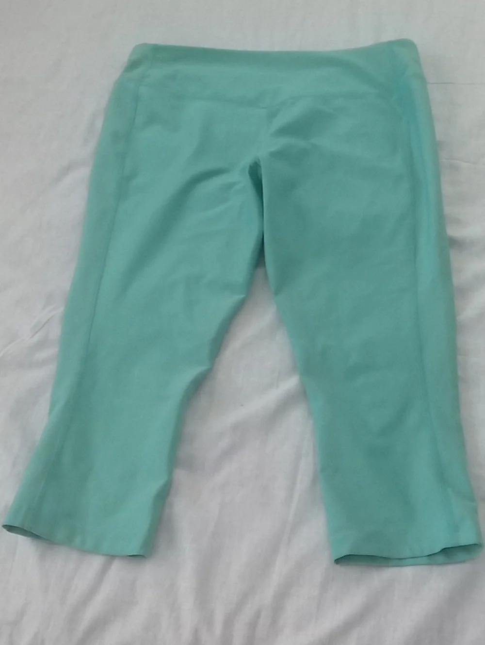 Nike Aqua Capri Leggings for Women- Light Blue Active Bottoms Size XL
